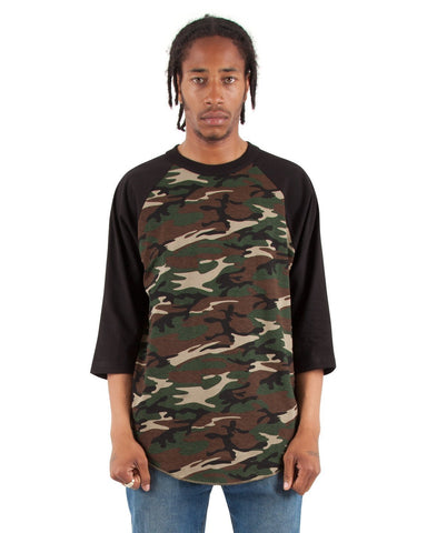 2XL / Camo Green and Black