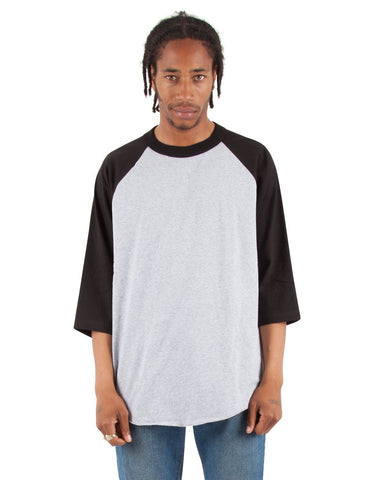 2XL / Heather Grey and Black