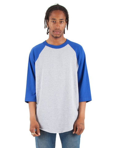 2XL / Heather Grey and Royal