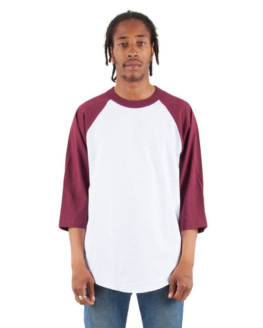 2XL / White and Burgundy