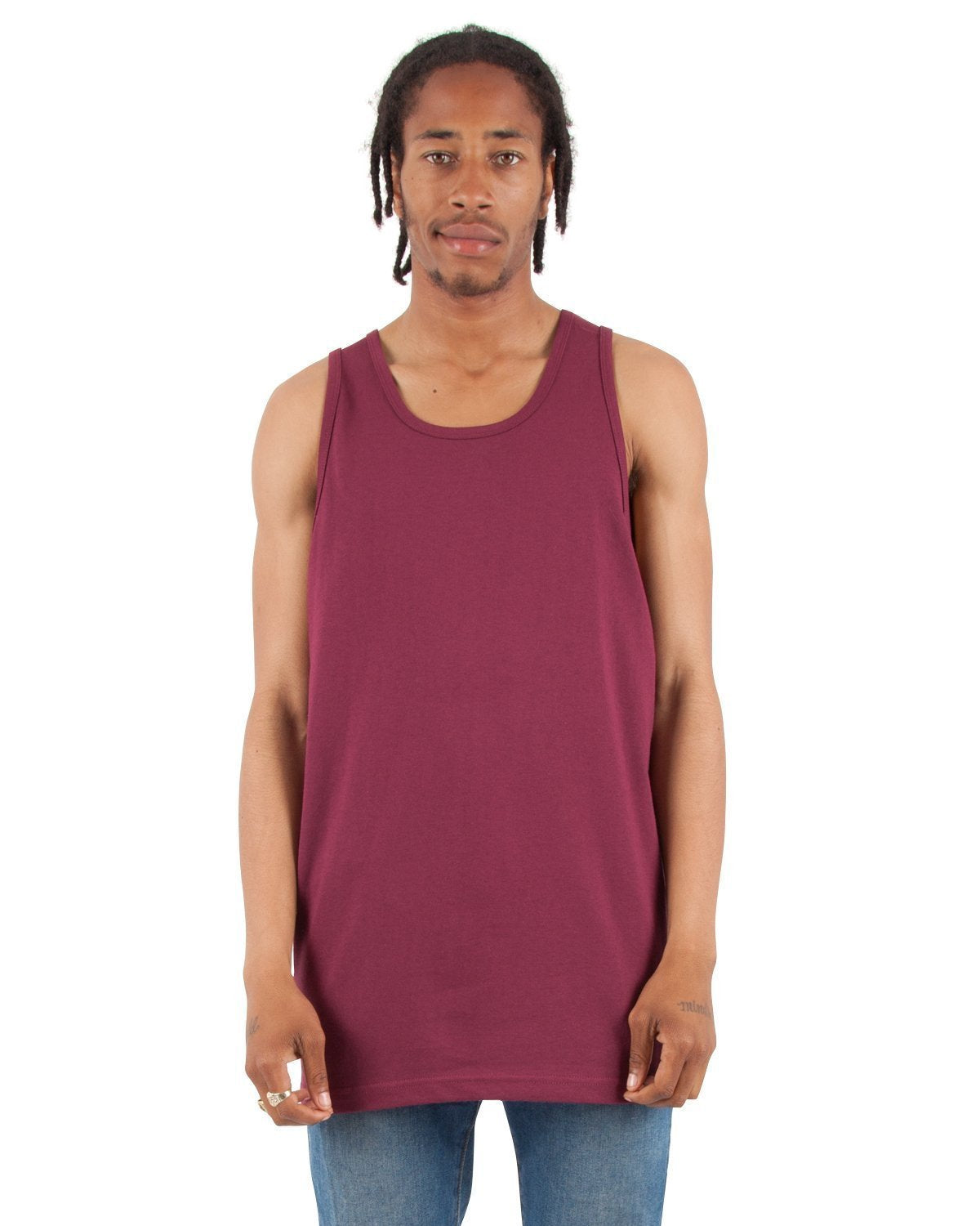 6.0 oz Tank Top XL / Burgundy