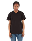 6.2 oz V-Neck - Standard Sizes XL / Black