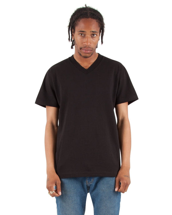 6.2 oz V-Neck - Standard Sizes XL / Black