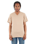 6.2 oz V-Neck - Standard Sizes XL / Khaki