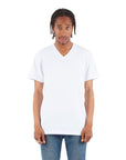 6.2 oz V-Neck - Standard Sizes XL / White