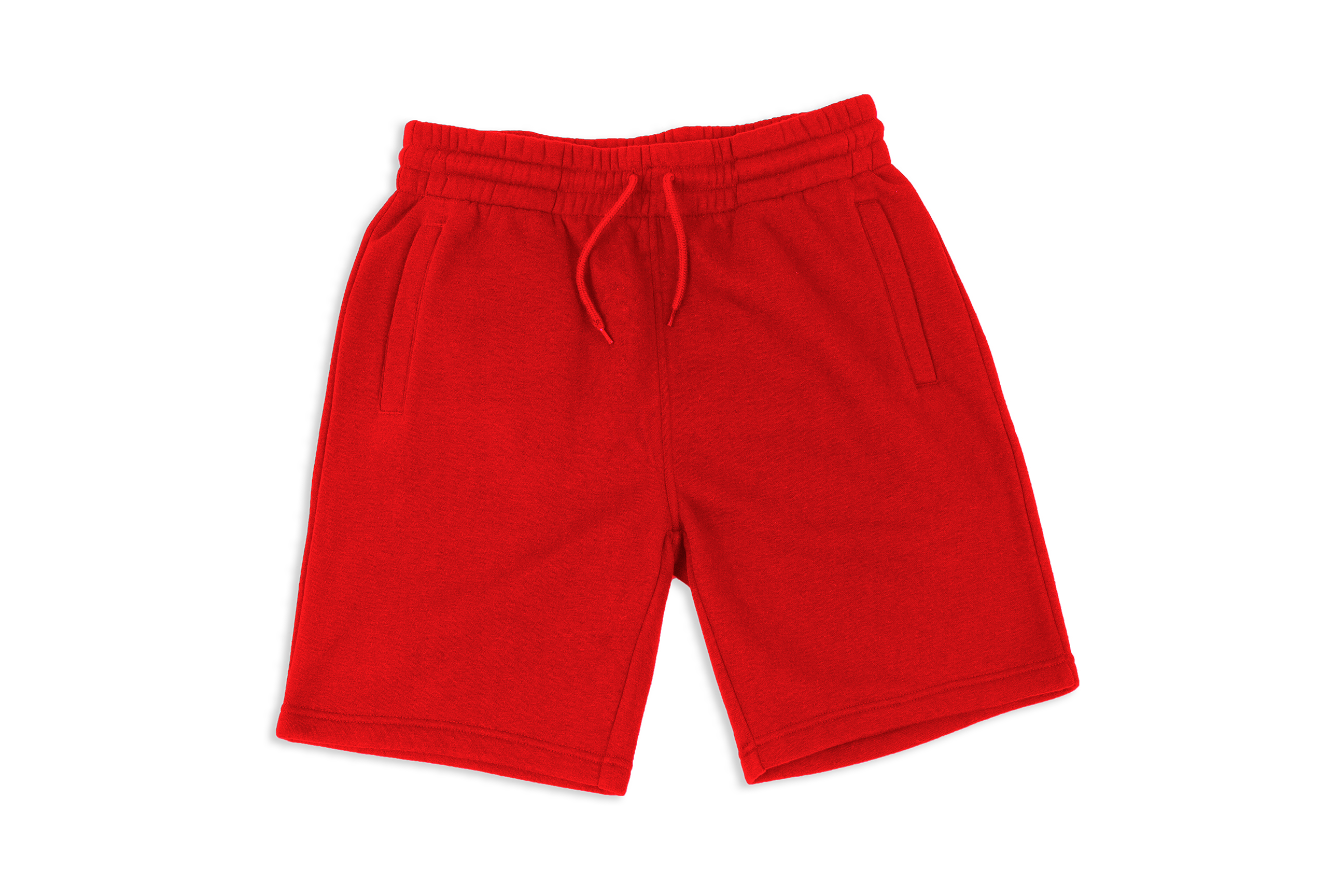 Fleece Jogger Shorts S / Red