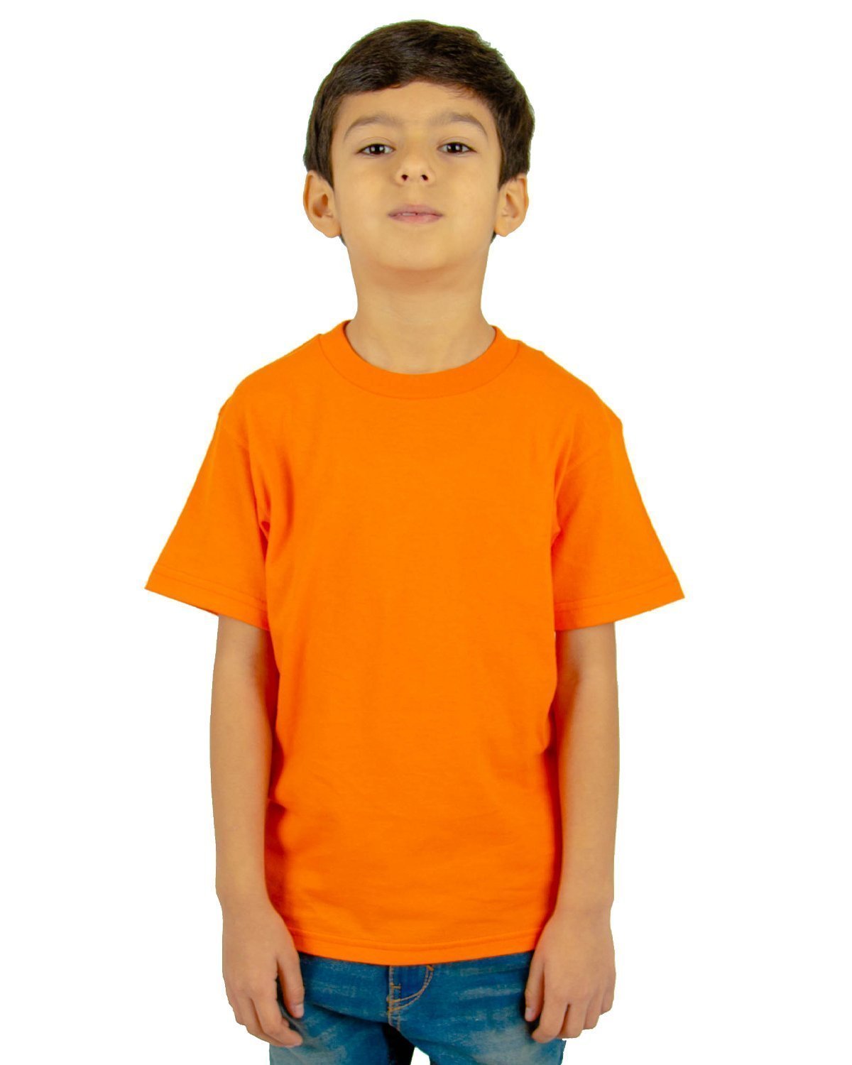 6.0 oz Kids' Crew Short Sleeve XXS / Orange