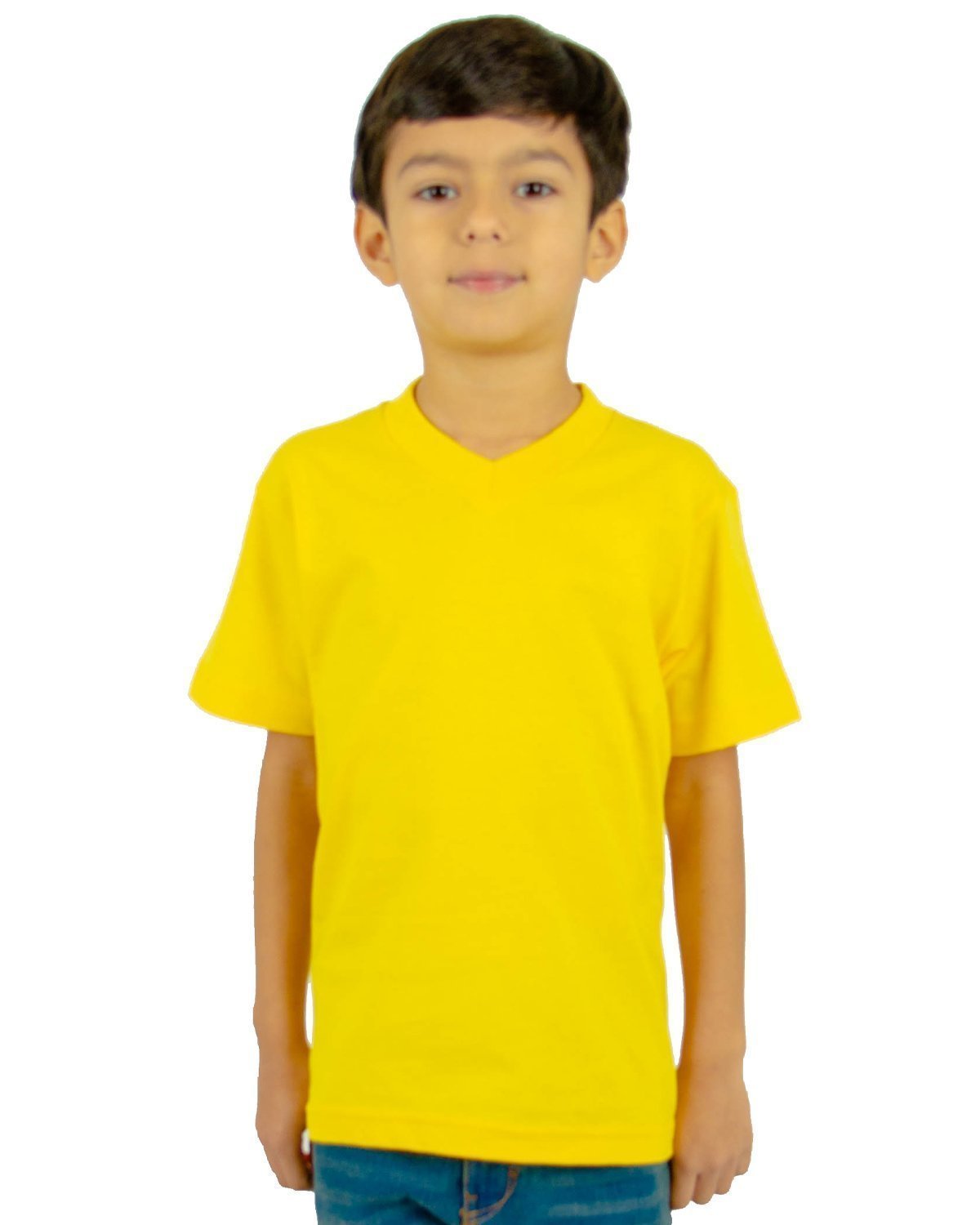 6.0 oz Kids' V-Neck XXS / Yellow