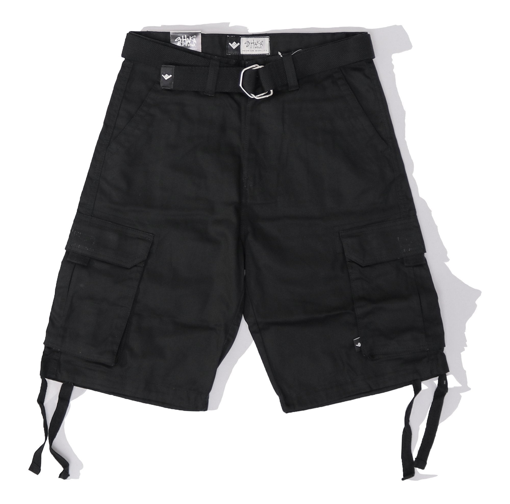 Twill Cargo Shorts 52 / Black
