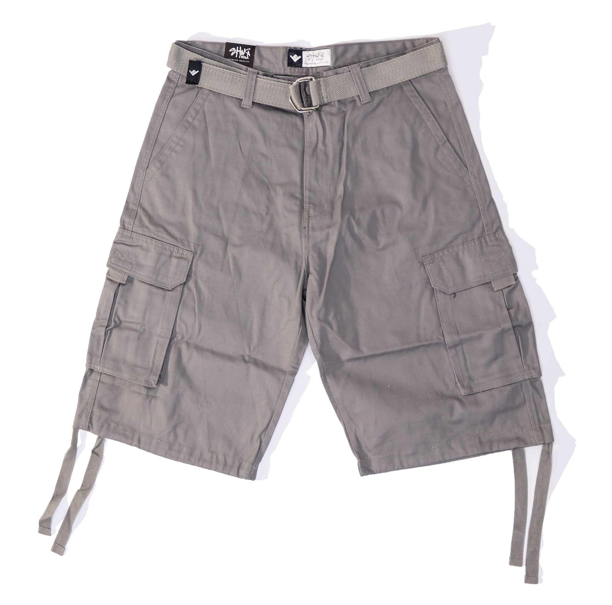 Twill Cargo Shorts 52 / Dark Grey