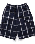 Kids' Plaid Shorts XL / Black