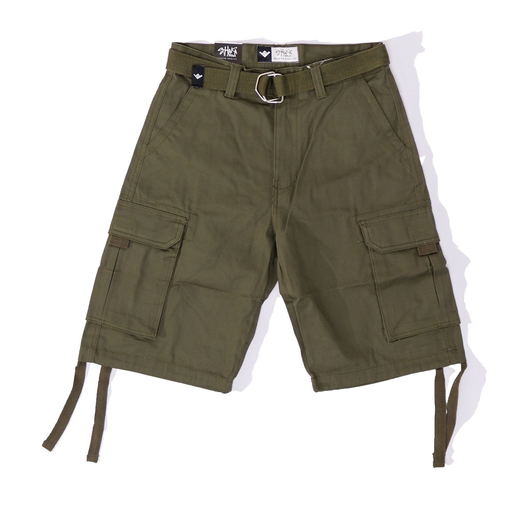 Twill Cargo Shorts 52 / Olive