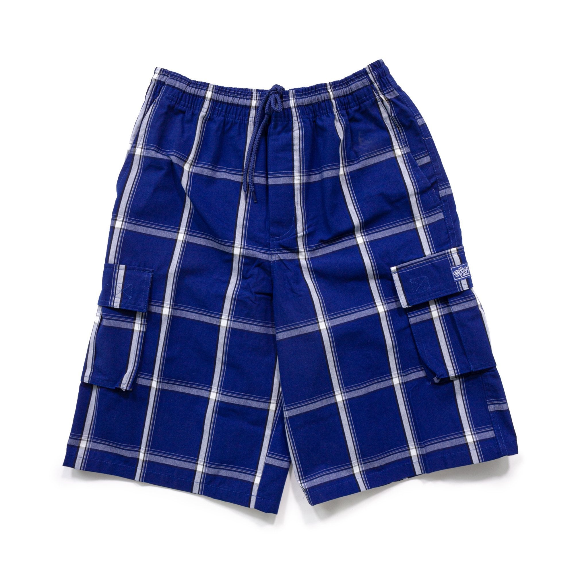 Kids' Plaid Shorts XL / Royal