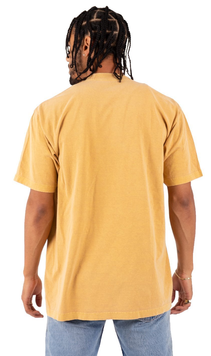 Unisex Drop Shoulder Stone Wash T-Shirt