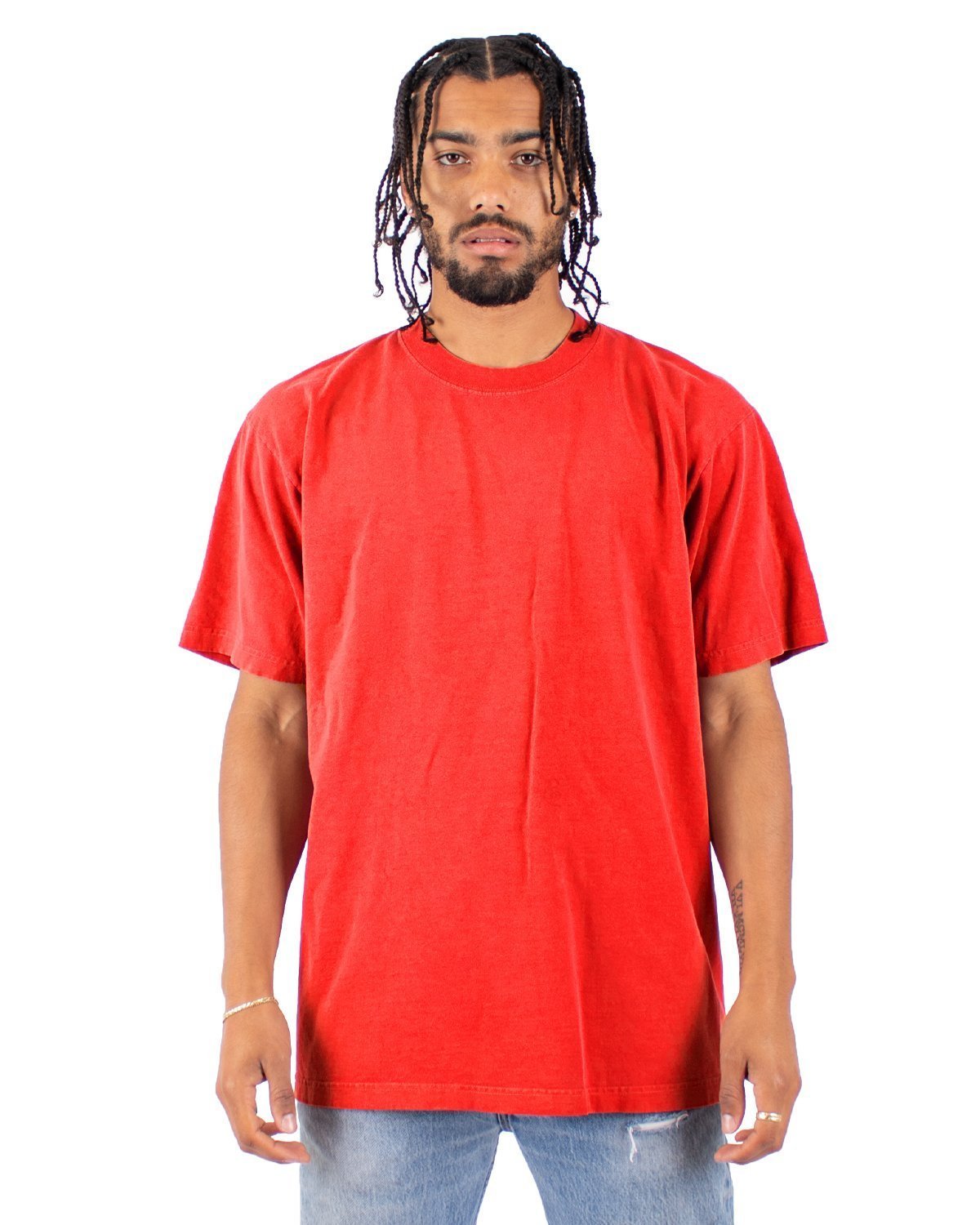Max Heavyweight Garment Dye - Large Sizes 5XL / Cherry Tomato