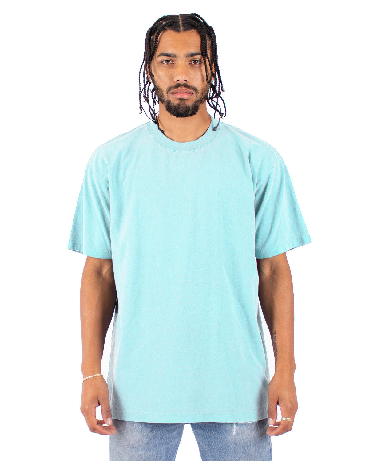 Max Heavyweight Garment Dye - Large Sizes 3XL / Powder Blue