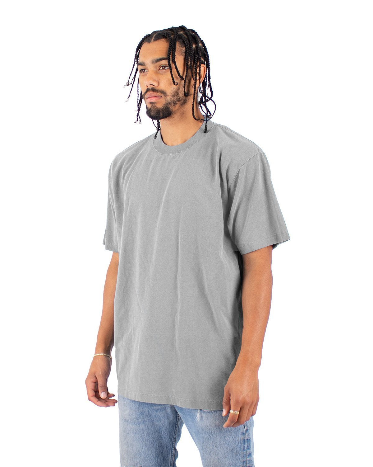 Max Heavyweight Long Sleeves Garment Dye | ShakaWear S / White